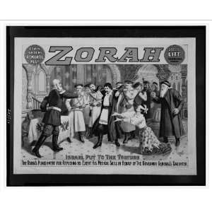   Poster (M), Edwin Ardens romantic play Zorah