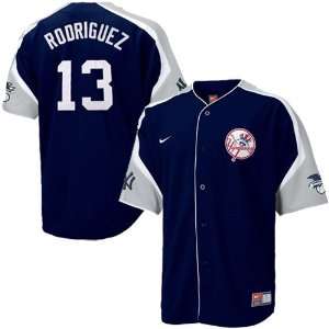  Nike New York Yankees #13 Alex Rodriguez Navy Youth Power Alley 