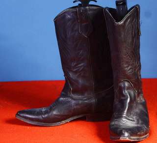 LOT 10 PR MENS/WOMENS COWBOY WESTERN LEATHER BOOTS  