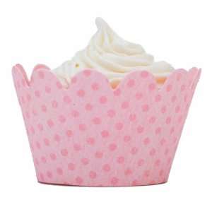  Maya Baby Pink Mini Cupcake Wrappers (set of 108 