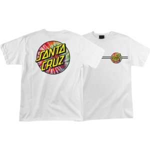  Santa Cruz Tie Dye Dot Youth Skateboard T Shirt [Large 
