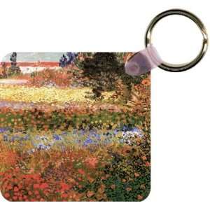  Van Gogh Art Flowering Garden Art Key Chain   Ideal Gift 