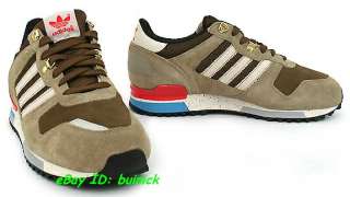 ADIDAS ZX 700 Trainers Beige Brown White Suede Mesh outdoor new UK9 