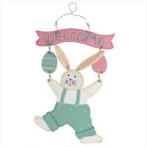  Easter Bunny Welcome Sign