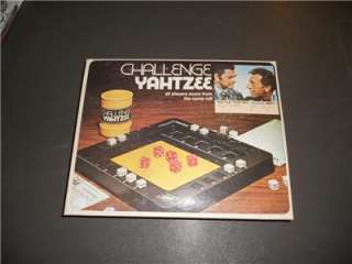 Vintage 1978 Milton Bradley Challenge Yahtzee Board Game Complete Odd 