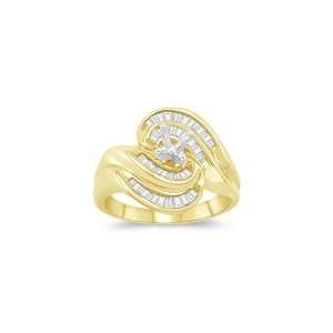  0.63 Cts Diamond Ring Setting in 14K Yellow Gold 4.0 