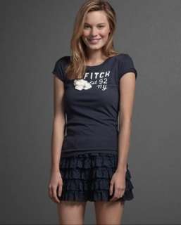   NWT Abercrombie & Fitch Women Charlie Graphic Tee T Shirt Top  