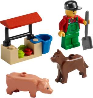 LEGO City 7566 Pig Farmer Farm Dog Town Animals BRAND NEW  