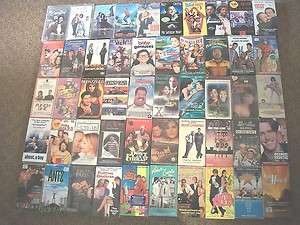 COMEDY DRAMA 50 VHS LOT awesome lot of movies  some are NEW & SEALED 