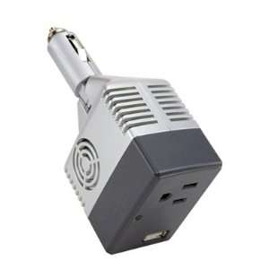   to AC Portable Car Power Inverter with USB Power Port