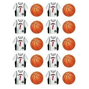  Basketball Stickers, Value   4/Pkg. Toys & Games
