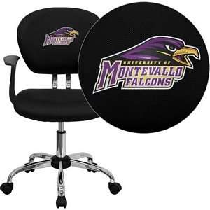  Montevallo Falcons Embroidered Black Mesh Task Chair with 