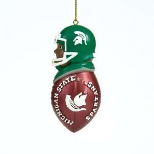 Michigan State Spartans Ncaa Team Tackler Player Ornament (3 African 