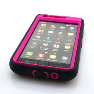 Baby Pink Double Layer Hard Case Gel Cover For Samsung Galaxy S2 i9100 
