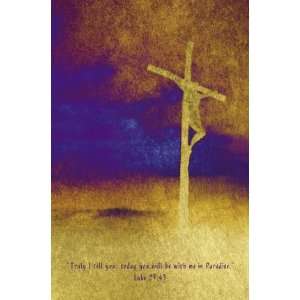    JESUS ON THE CROSS LUKE 2343 POSTER 22.5X 34 2945