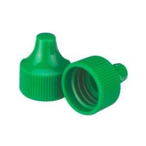 Wheaton 242526 Green Polypropylene Dropping Bottle Cap for 20mm Tip 