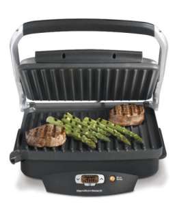 New Hamilton Beach Steak Lovers Electric Indoor Grill   100 Sq. Inches 