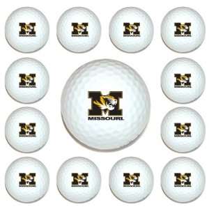 Missouri Tigers Team Logo Golf Ball Dozen Pack   Golf  