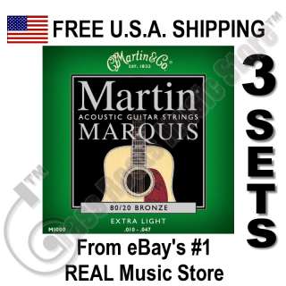 Martin® Marquis® Bronze Extra Light Guitar Strings 729789110006 