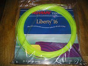Ashaway Liberty 16 Tennis String Yellow Color  