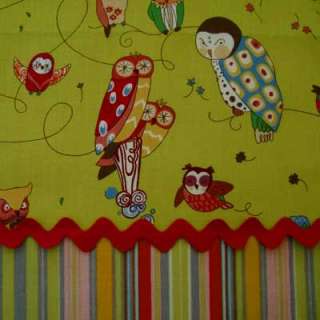 Alexander Henry~SPOTTED OWL~Citron Owls Quilt Fabric Yd  