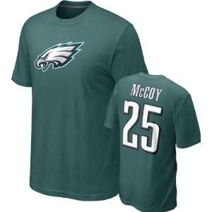 LeSean McCoy #25 Green Nike Philadelphia Eagles Name & Number T Shirt