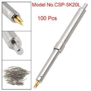   100 Pcs 1mm Tri Needle Tipped Spring Test Probes Pin