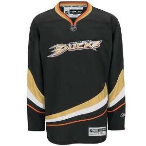  Reebok Anaheim Ducks Black Premier Hockey Jersey   Sports 