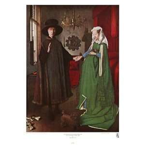 The Marriage of Giovanni Arnolfini Finest LAMINATED Print Jan Van Eyck 