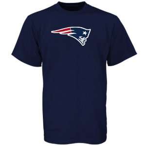   England Patriots Logo Premier Navy T Shirt by Reebok Sports