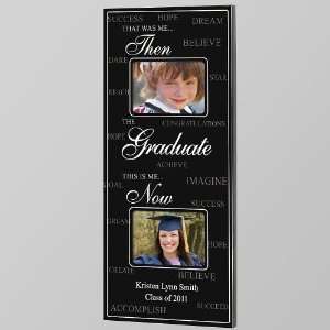  Personalized Then and Now Graduation Frame