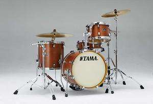 Tama Silverstar 4pc Jazz Drum Set (18 Bass)  Antique Brown Birch 