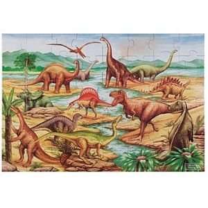  Melissa and Doug Extra Large Dinosaurs Floor Puzzle Toys & Games