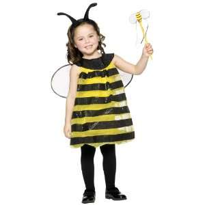 Lets Party By Rasta Imposta Bee Child Costume / Black/Yellow   One 