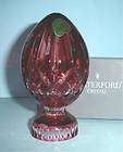 Waterford Lismore Pink Crystal Egg Collectible Easter New
