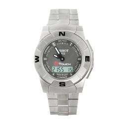 Tissot Mens T Touch Trek Titanium Swiss Quartz Multifunctional Watch 