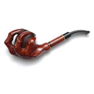   Carved Tobacco Smoking Pipe Claw + Pouch + Free&Fast Shipping from USA