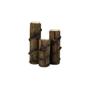  Wood Post Candle Holder
