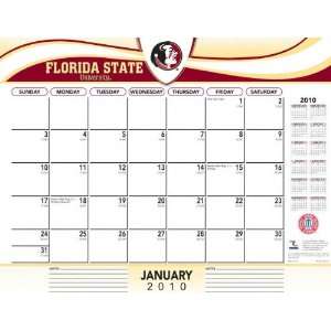  Florida State Seminoles 2010 22x17 Desk Calendar Sports 