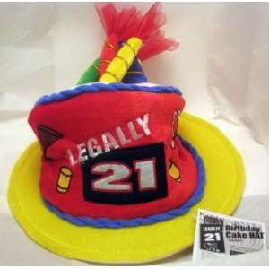   Magique Novelties 65482 Legally 21 Birthday Cake Hat 