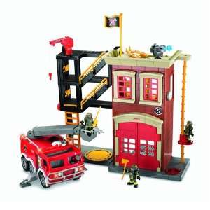 Fisher Price Imaginext Firehouse with Truck Playset