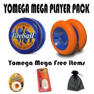  Mega Yomega Player Yo Yo Combo Pack with FREE Yomega 