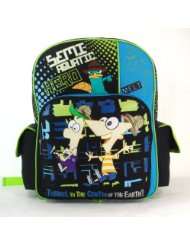 Phineas and Ferb   Semi Aquatic   Large 16 Backpack Featuring Agent P