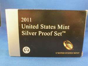 2011 Silver Proof Set 14 Coins National Parks Quarters  