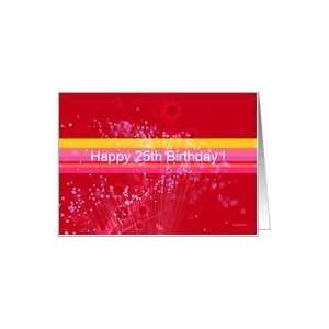 Happy 25th Birthday    wonderful greeting card Card  Toys & Games 