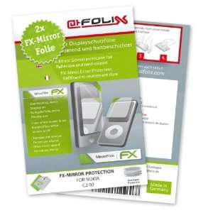 atFoliX FX Mirror Stylish screen protector for Nokia C2 02   Fully 