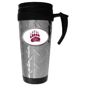  Montana Grizzlies NCAA Team Logo Diamond Plate Travel Mug 