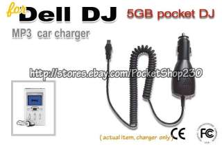 Dell DJ5 Pocket DJ Digital  Player 5GB car charger  