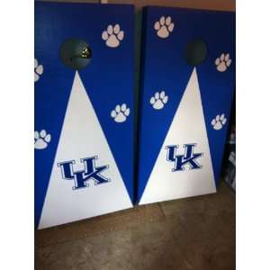 University of Kentucky U.K. with Traditional Decal and Paw Prints, New 