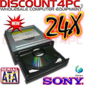   SONY OPTIARC SATA 24X CD/DVD+ R/RW/DL DRIVE Model AD 7280S 0B OEM BULK
